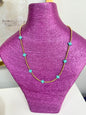 Colored Cross Bead Necklace (3 options)