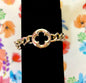 14K Dipped Magnetic Clover Bracelet FS
