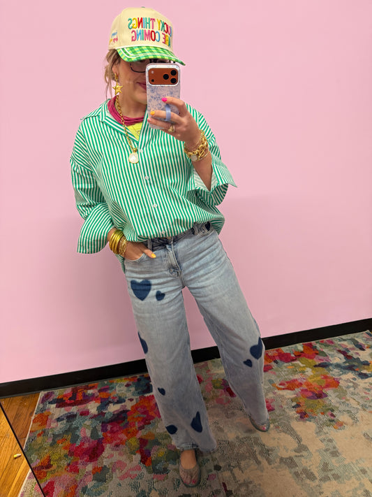 Rosalind Heart Barrel Jeans