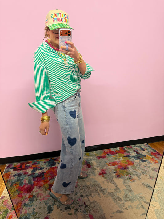 Rosalind Heart Barrel Jeans