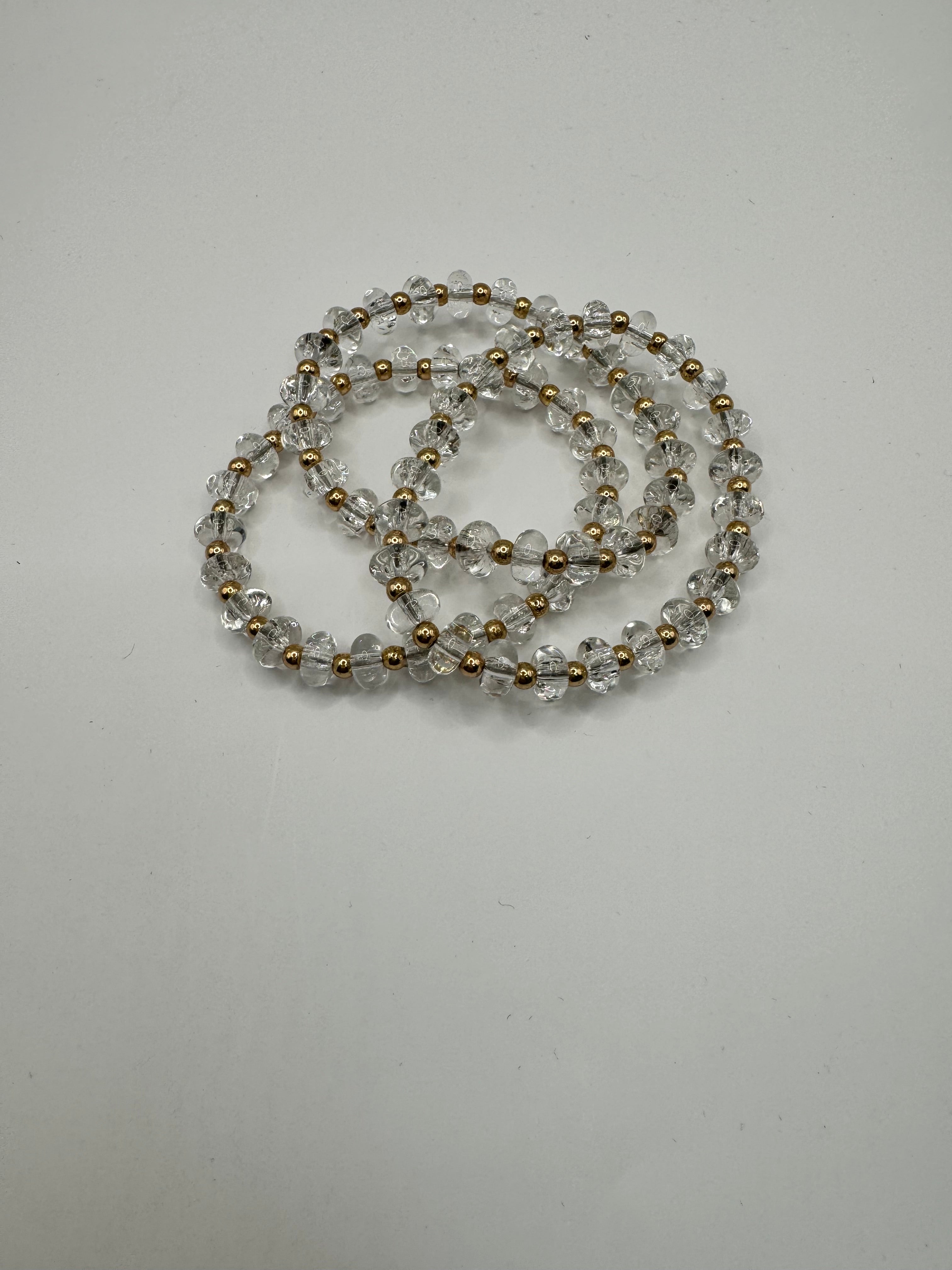 Set of 3 Clear Bracelets