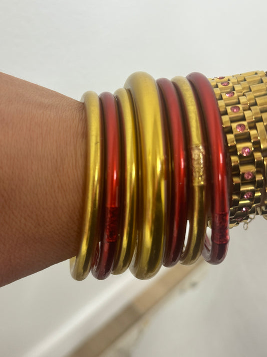 Set of Three Bangle Bracelets (Multiple Colors)