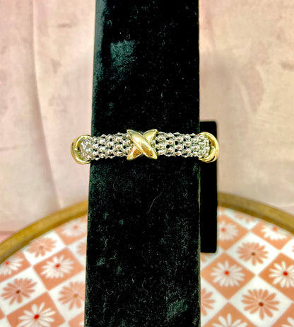 Chunky Magnetic Multi X Bracelet