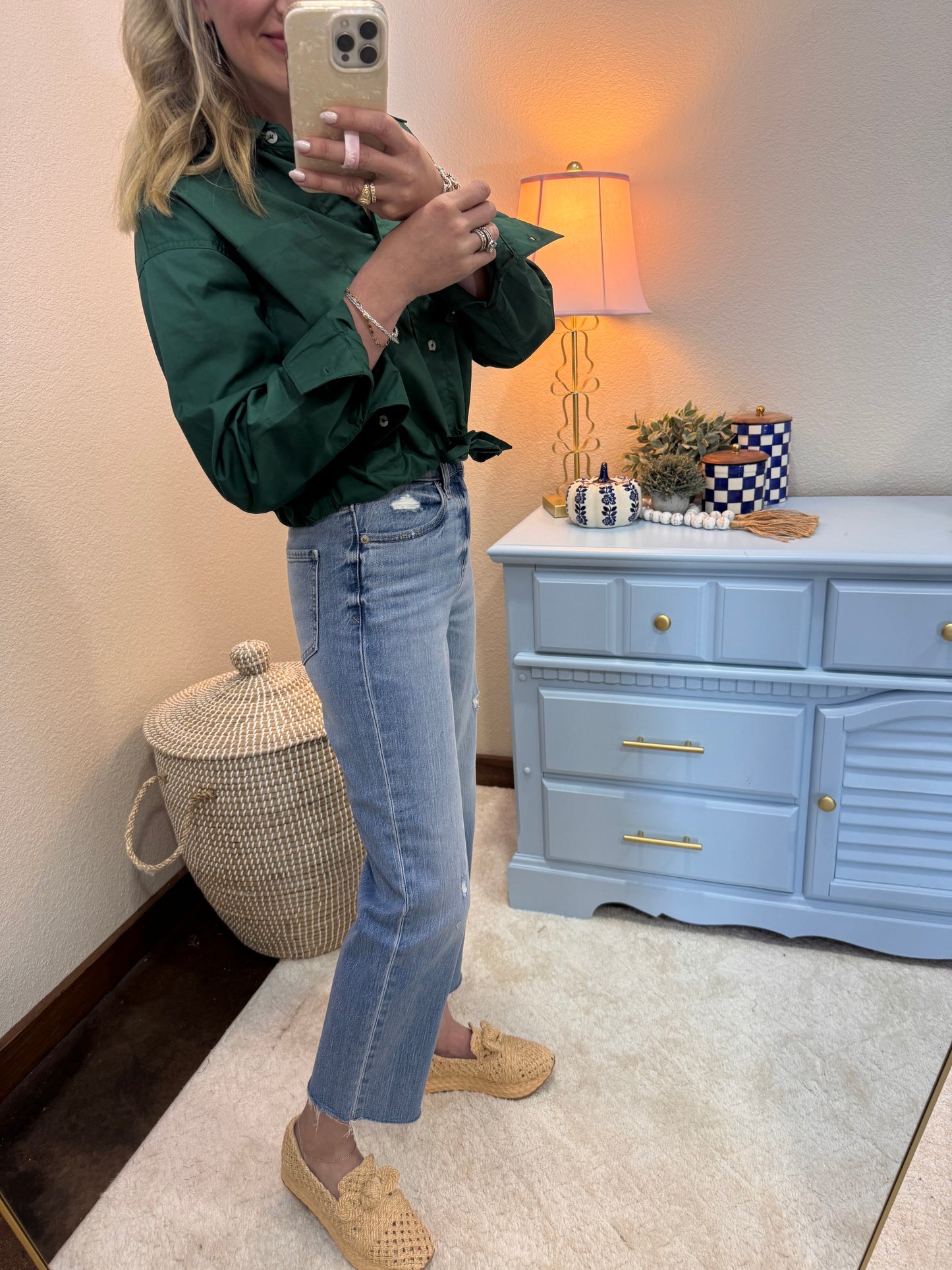 DAZE Marina Vintage Sundaze Crop High Rise Straight Jeans