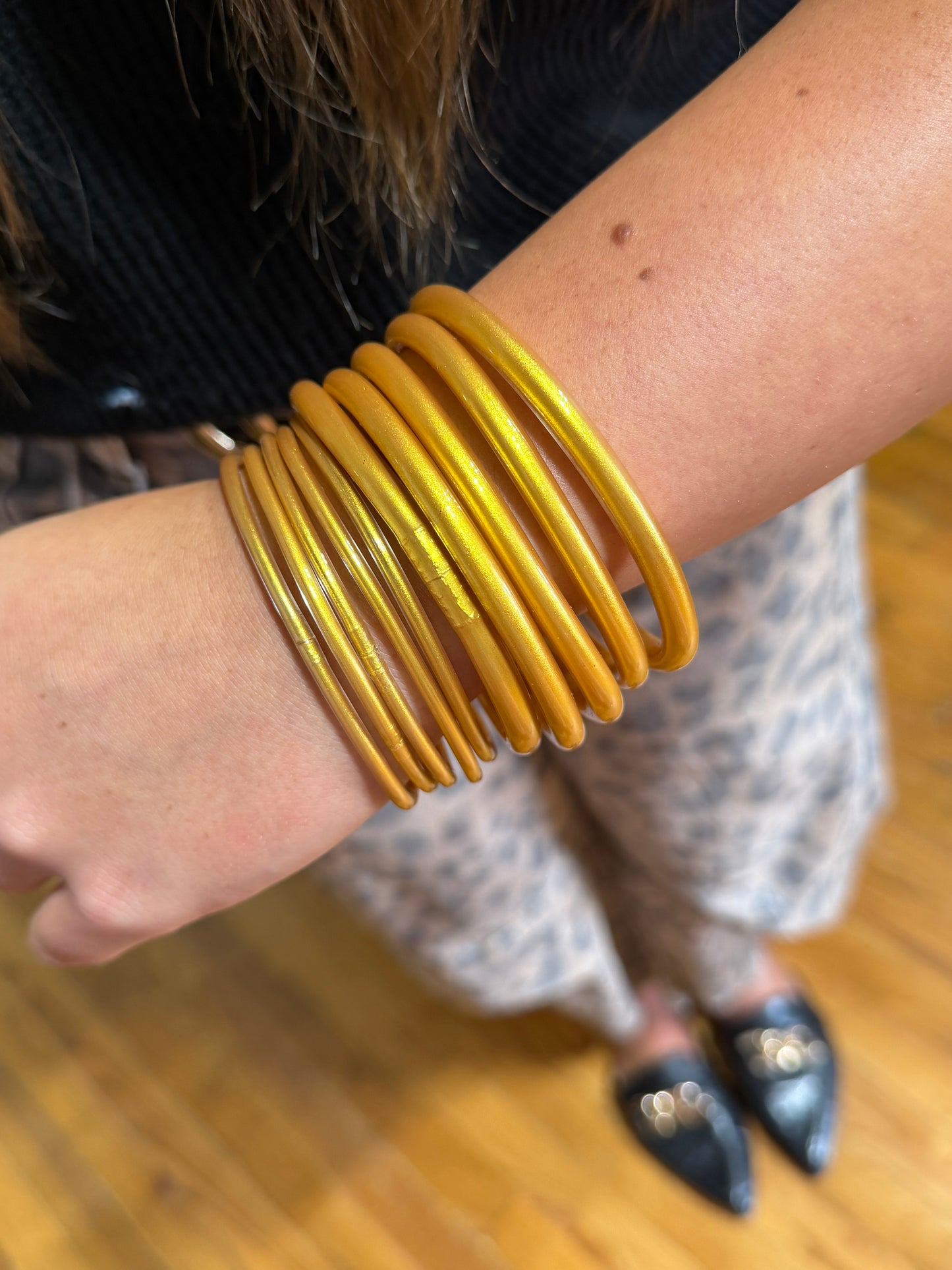 Set of 5 Waterproof Bangle Bracelets (4 options)