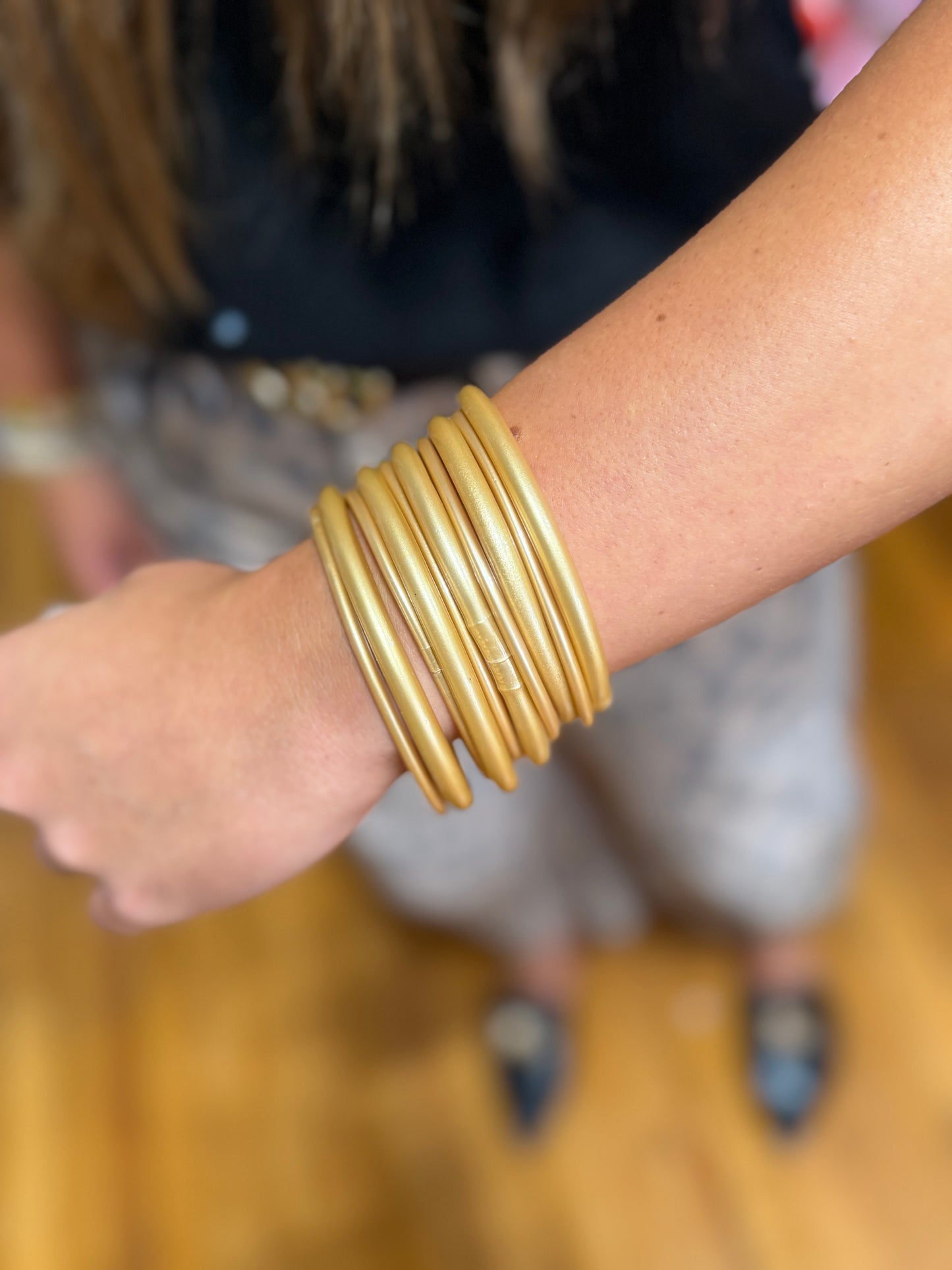 Set of 5 Waterproof Bangle Bracelets (4 options)