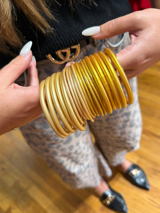Set of 5 Waterproof Bangles (4 options)
