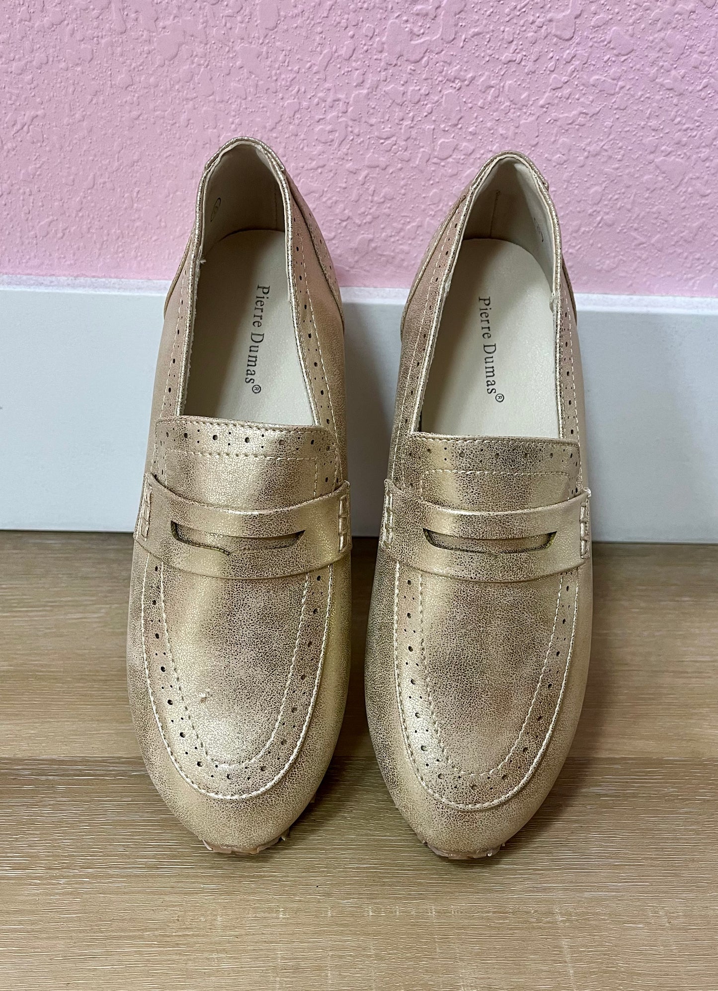 Gold Tacey Platform Shoe