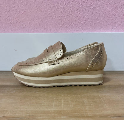 Gold Tacey Platform Shoe