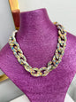 Speckled Chunky Link Necklace FS