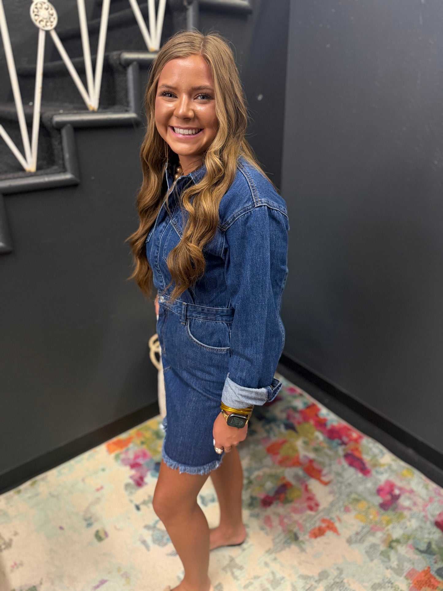 Bayeas Dark Denim Dress
