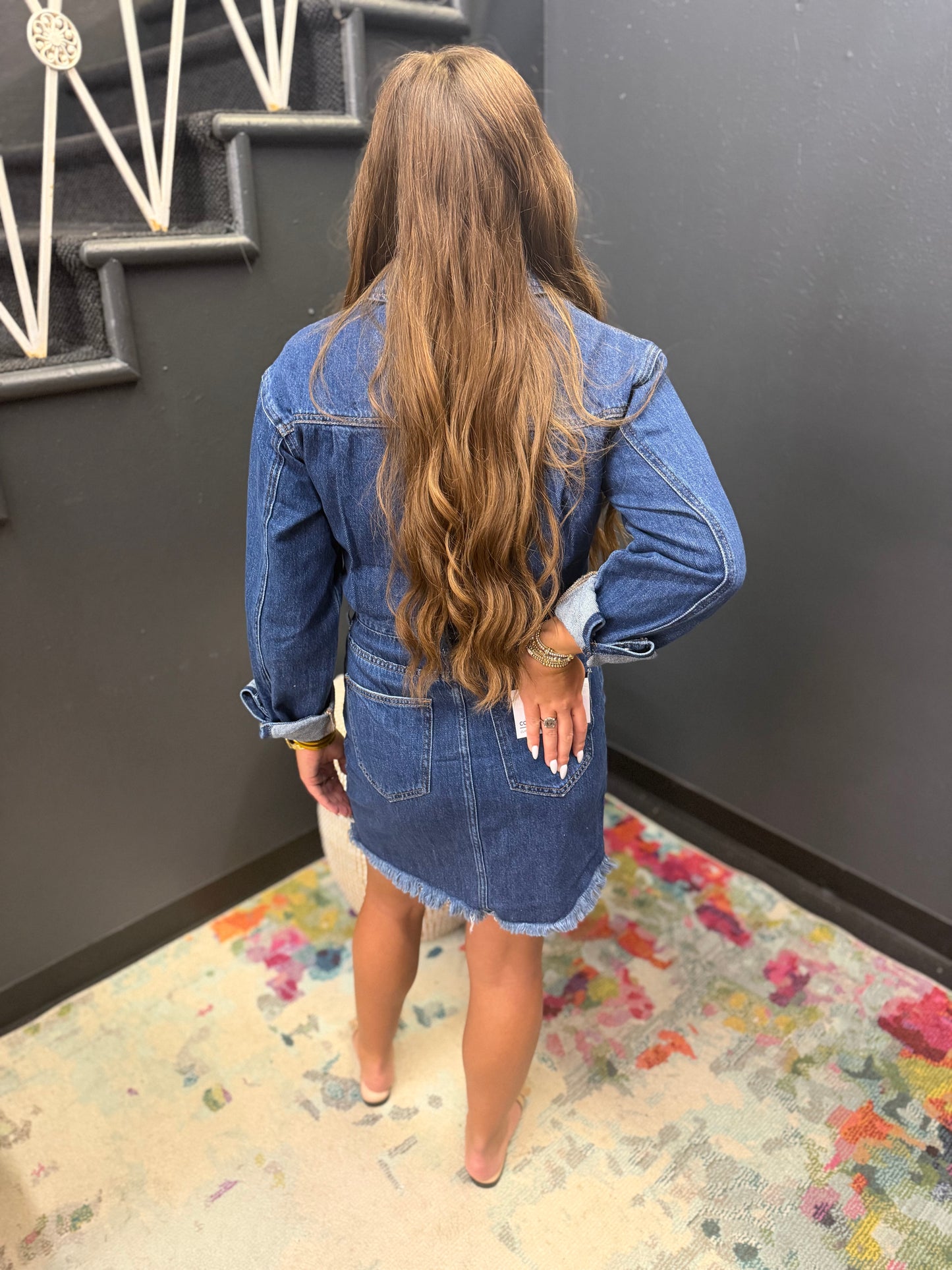 Bayeas Dark Denim Dress