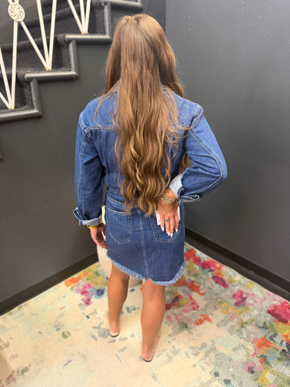 Bayeas Dark Denim Dress