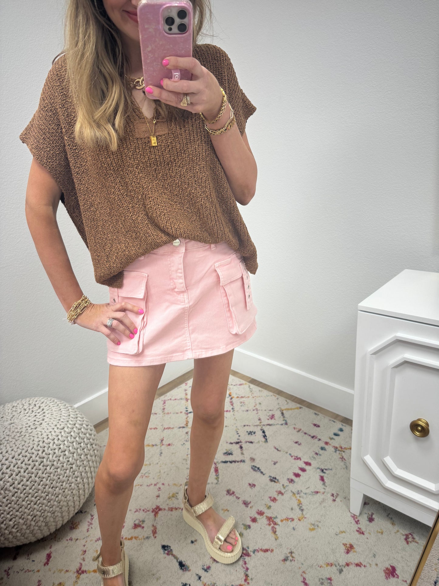 Risen Pink Cargo SKORT FS