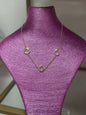 Gold 3 Clover Chain Necklace FS