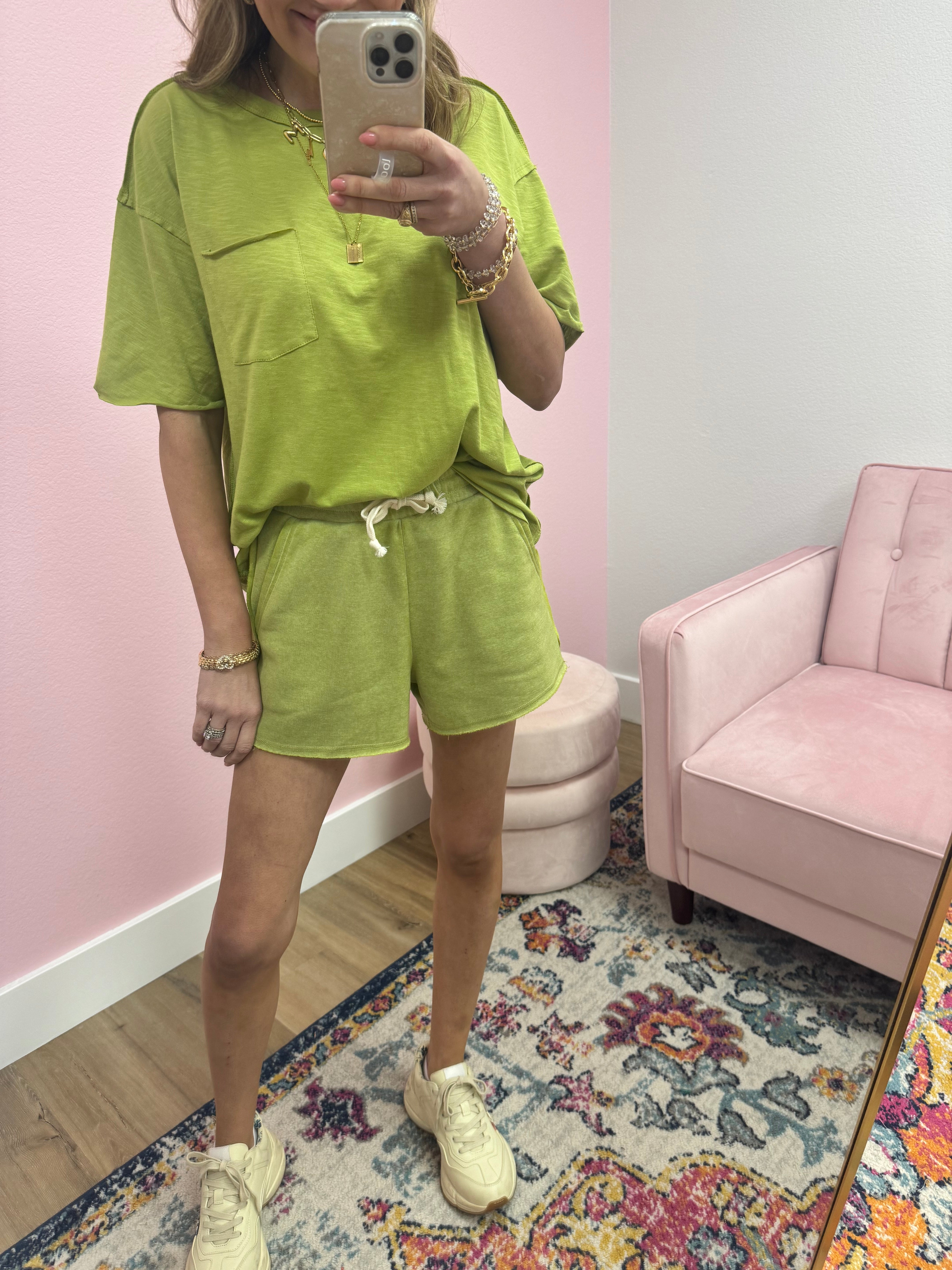 Lime Two Piece Set