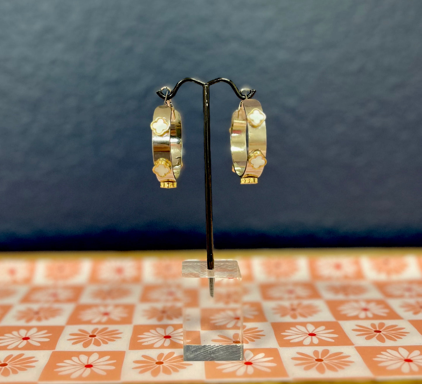 Clover Hoop Earrings FS