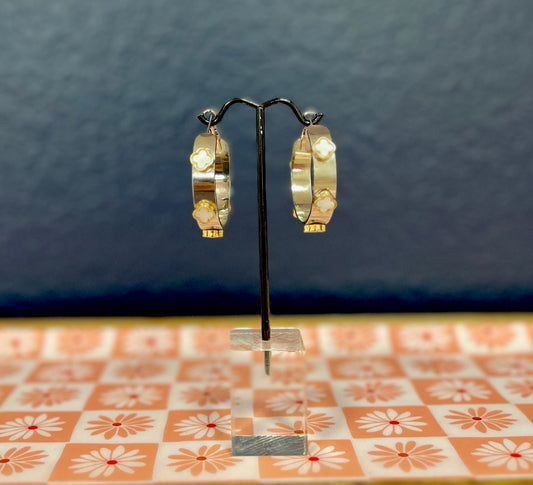 Clover Hoop Earrings FS