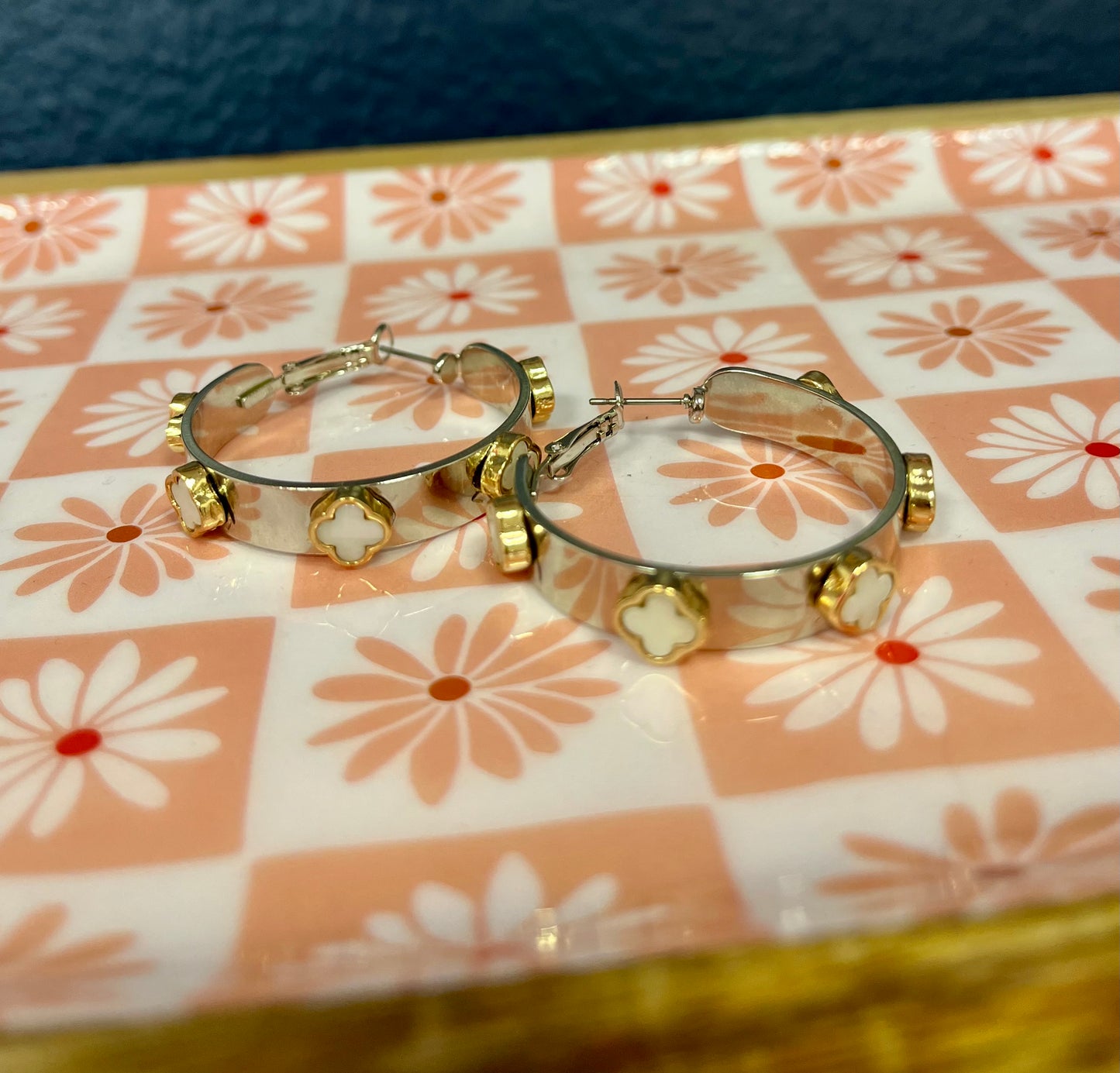 Clover Hoop Earrings FS
