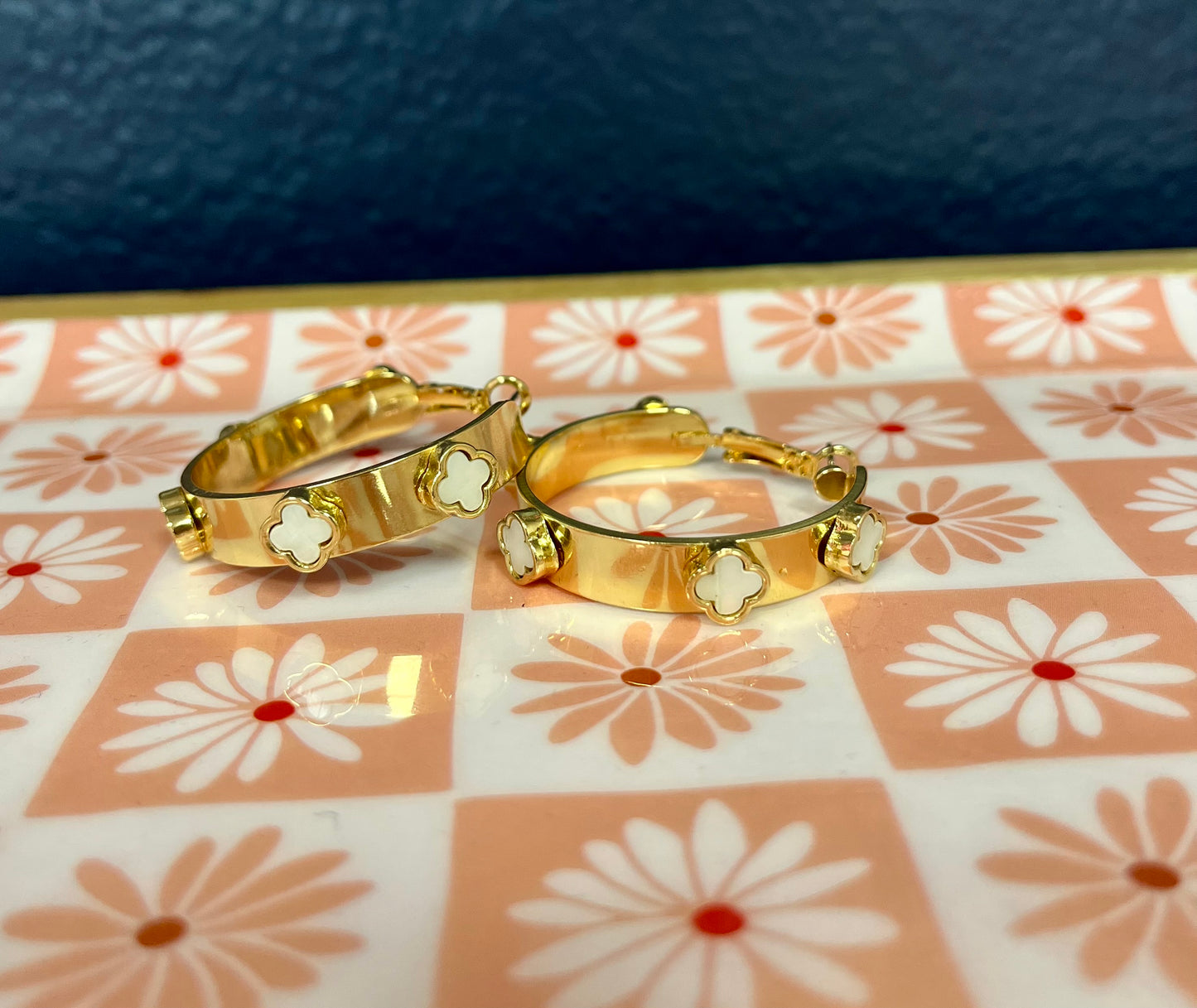 Clover Hoop Earrings FS