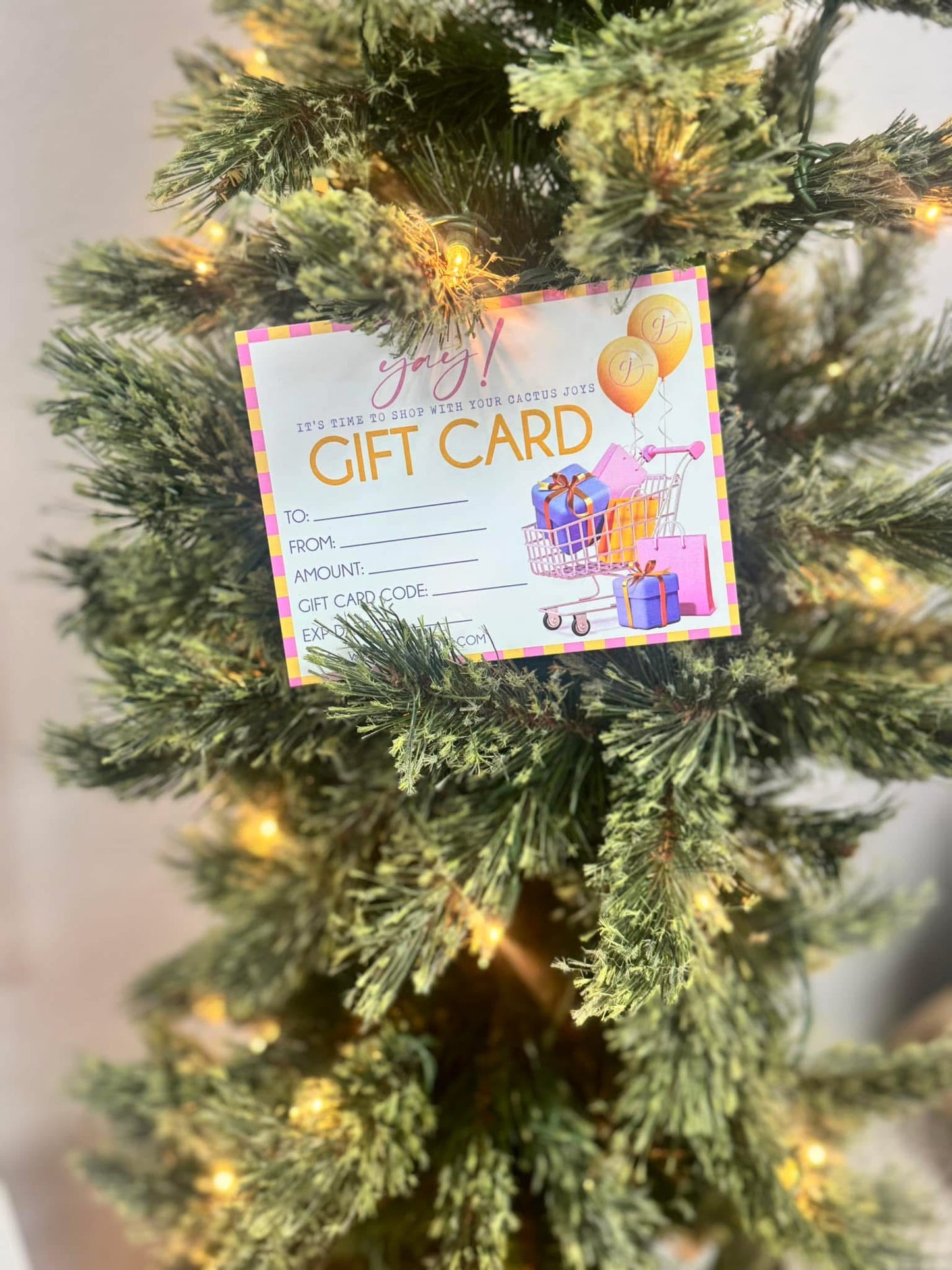 Cactus Joys Gift Card