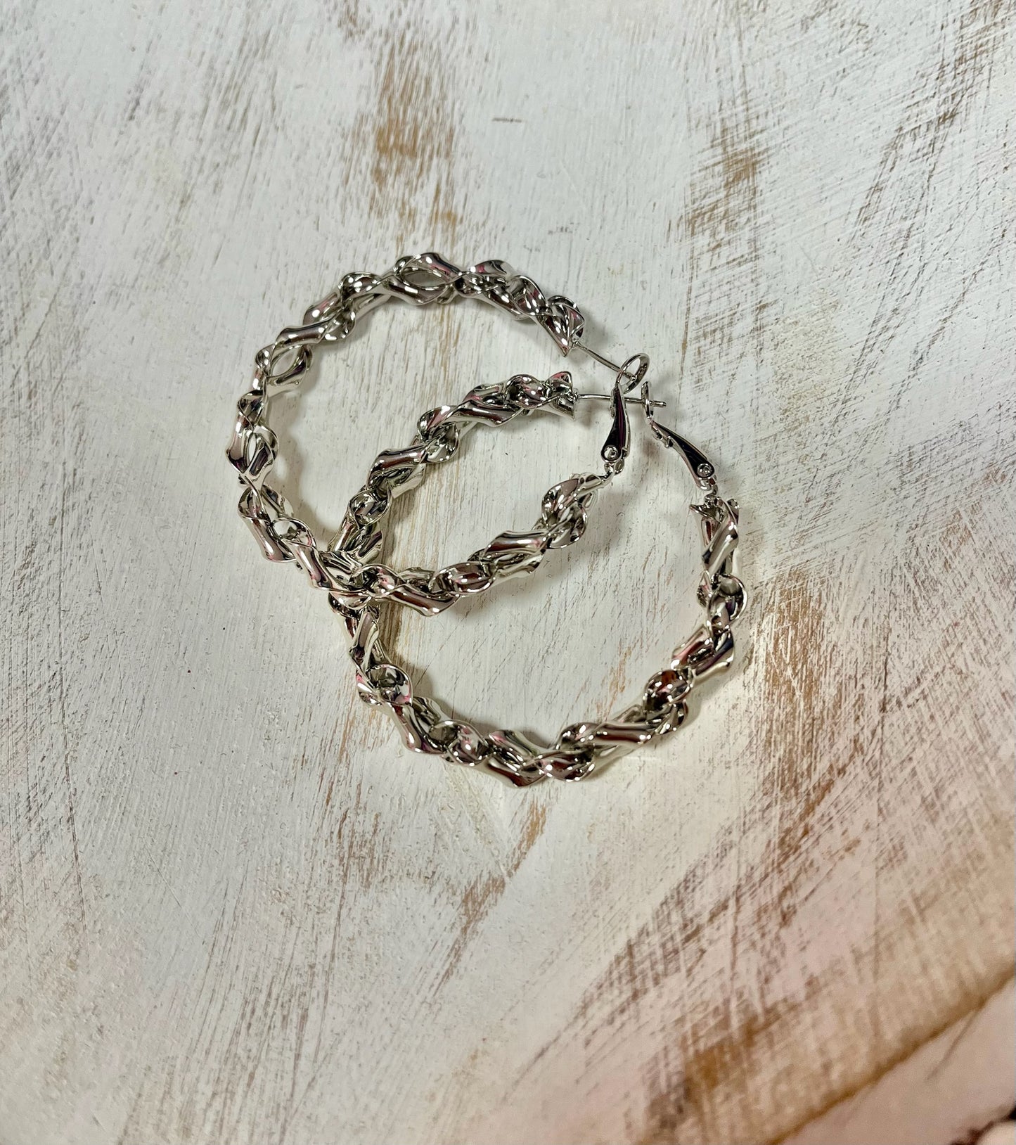 IP30 Dip Twist Hoop (Silver and Gold)