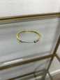 Silver and Gold Horsebit Cuff Bracelet FS