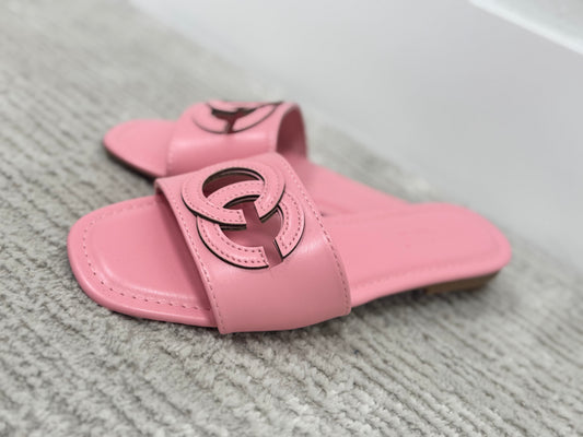 Pink Top Cut Out Sandal