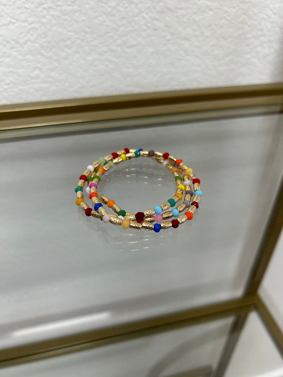Ip11 Color:blue IP11 Colorful Bracelet Set of 3 (Silver and Gold) – Cactus Joys
