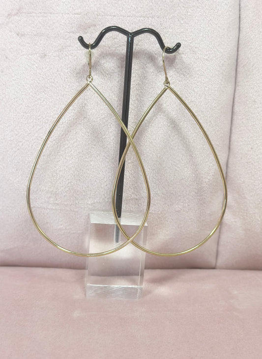 Large Tear Drop Earrings