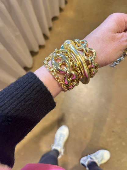 Gold Chunky Marina Bracelet
