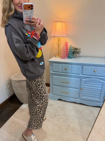 Love Mock Neck Pullover FS
