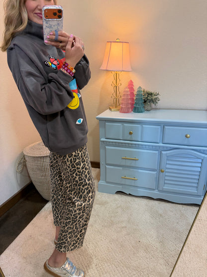 Love Mock Neck Pullover FS