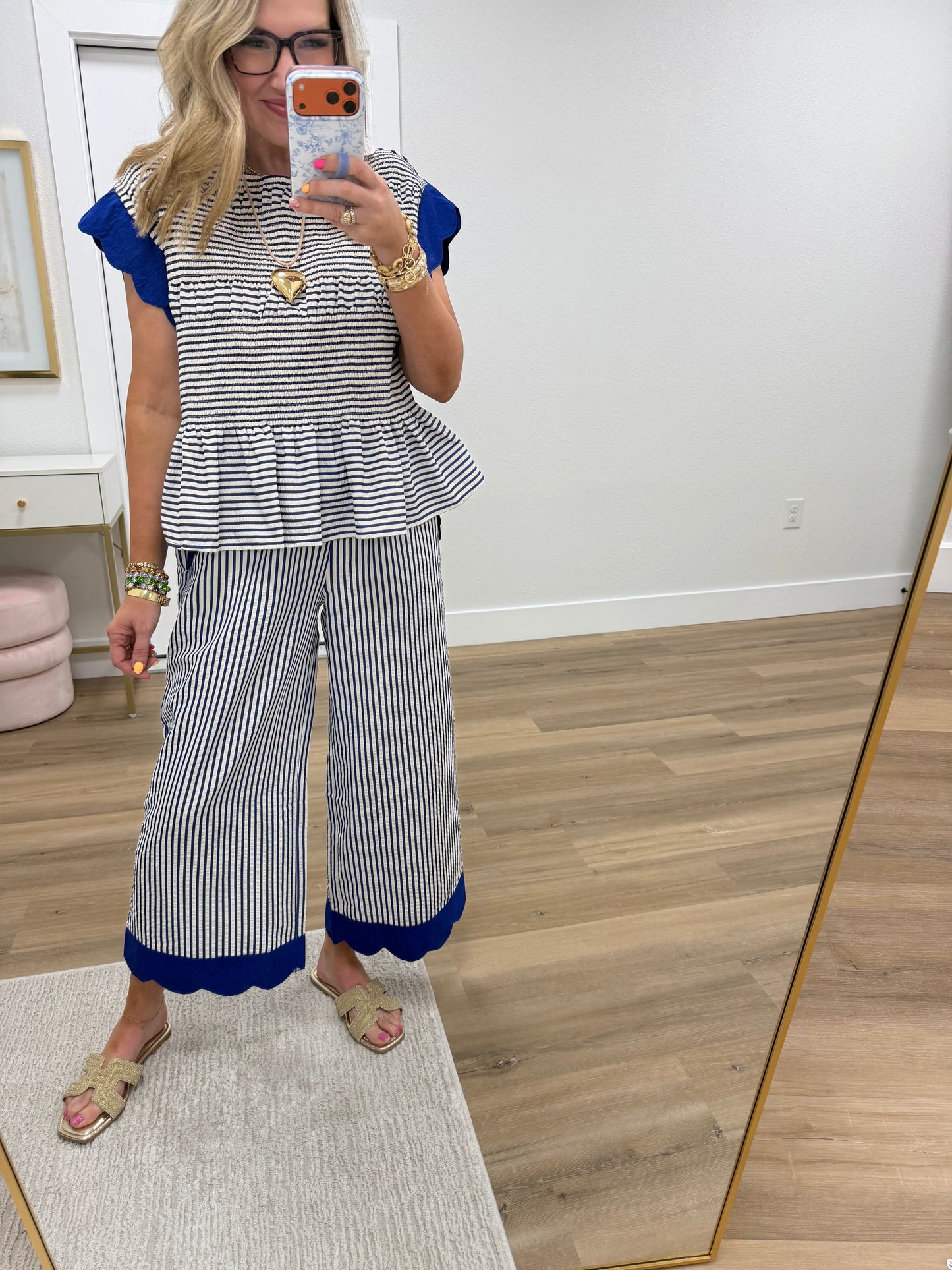 Ocean Scalloped Pant