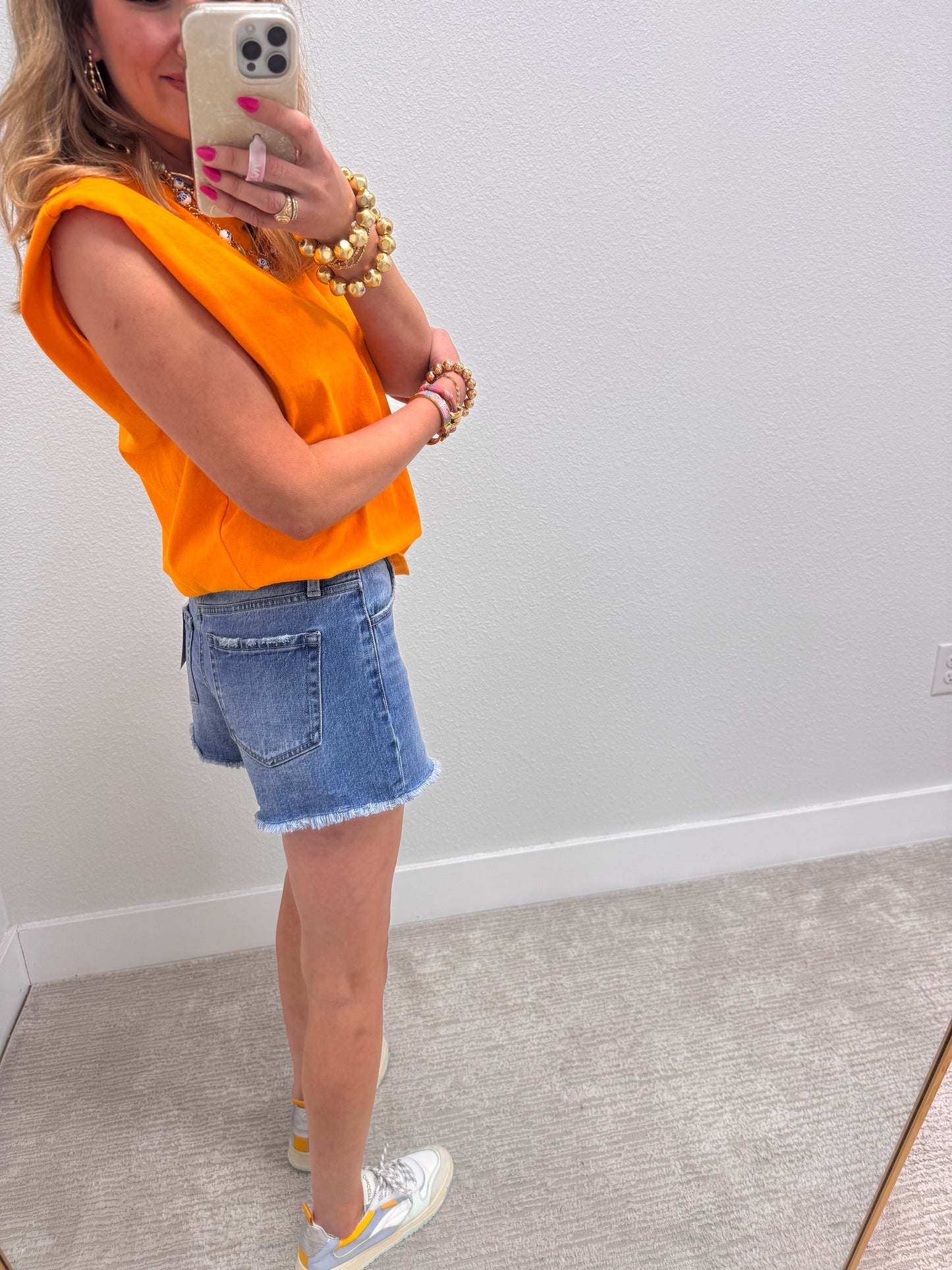 Vervet High Rise Rebecca Denim Shorts