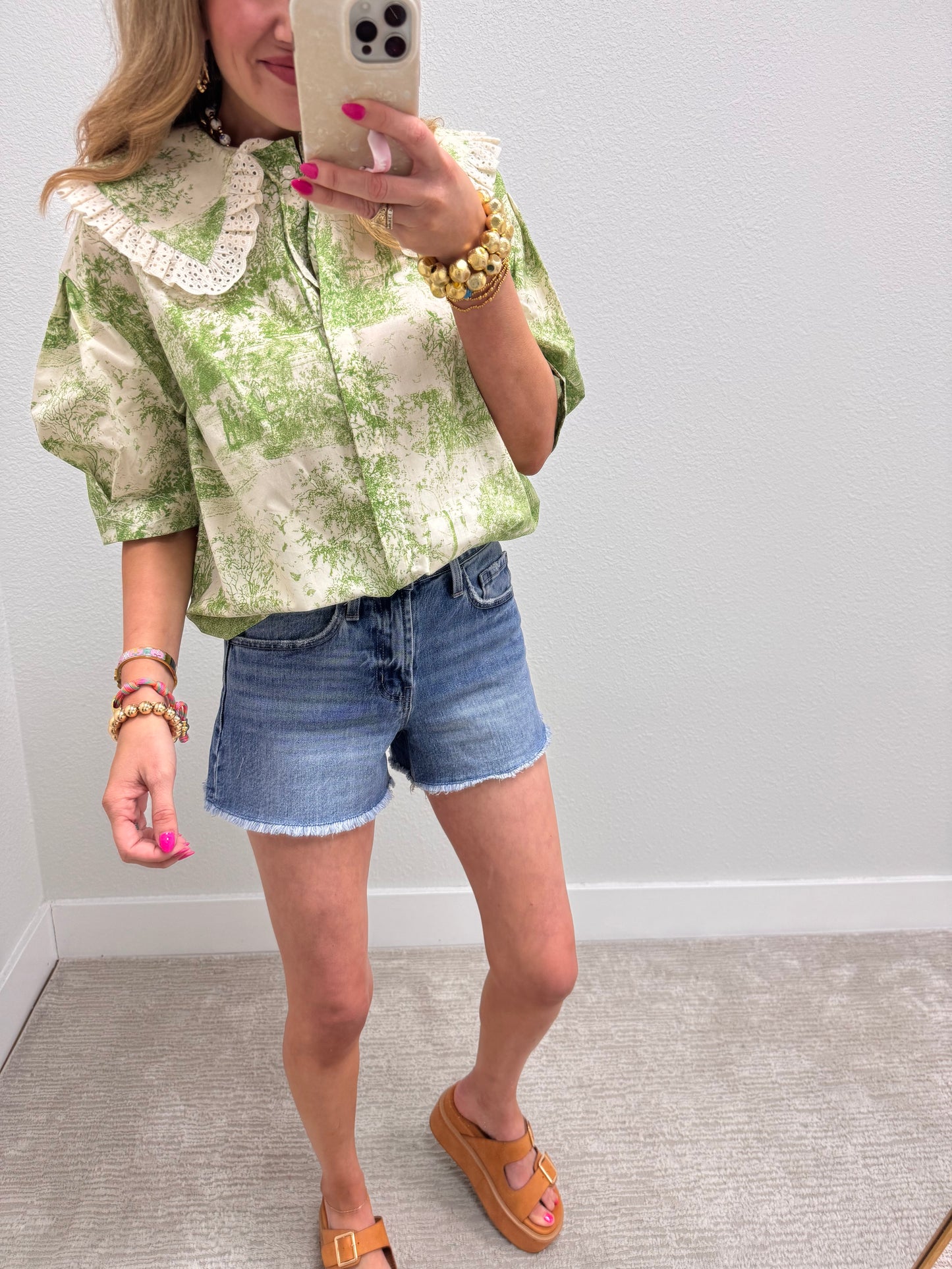 Vervet High Rise Rebecca Denim Shorts