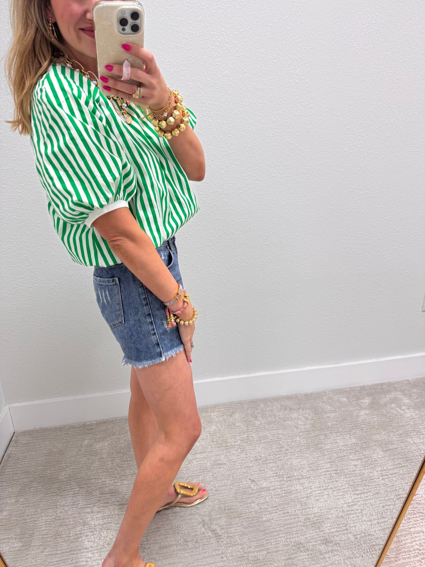 JBD Medium Distressed Front Denim Shorts