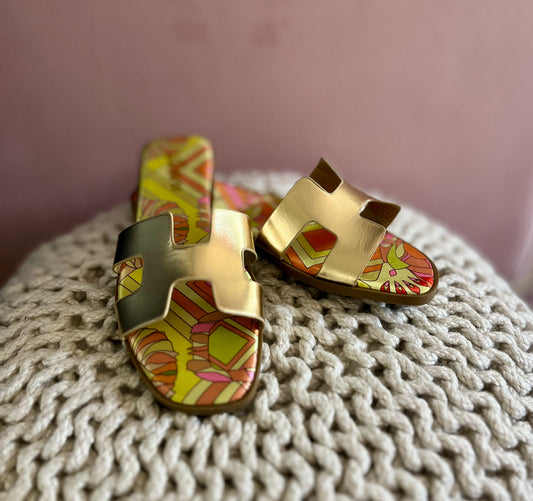 Bestia Sandal- Gold