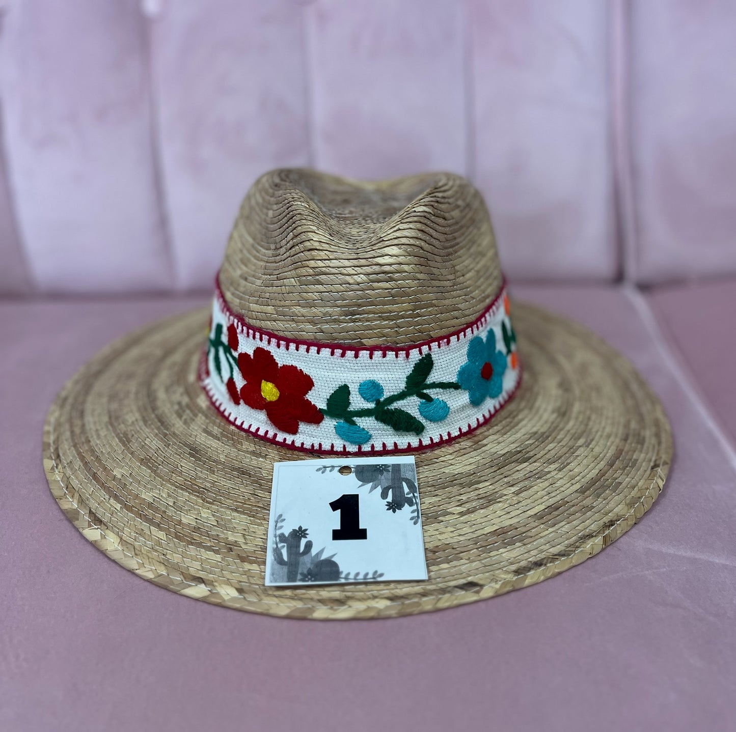 Palm Leaf Banded Hats (Multiple Styles)
