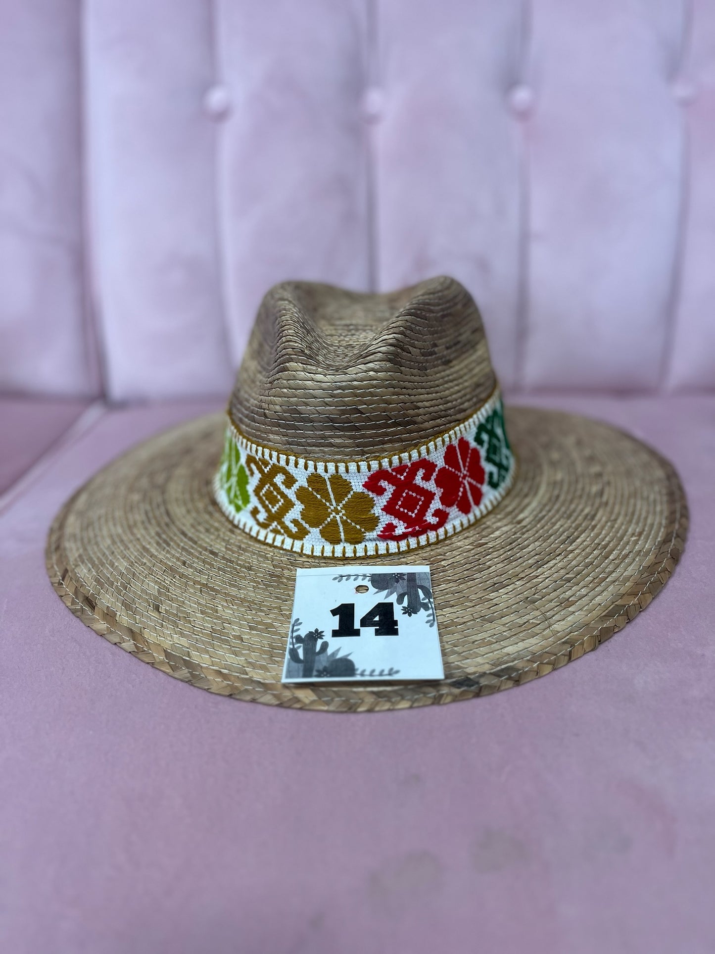 Palm Leaf Banded Hats (Multiple Styles)