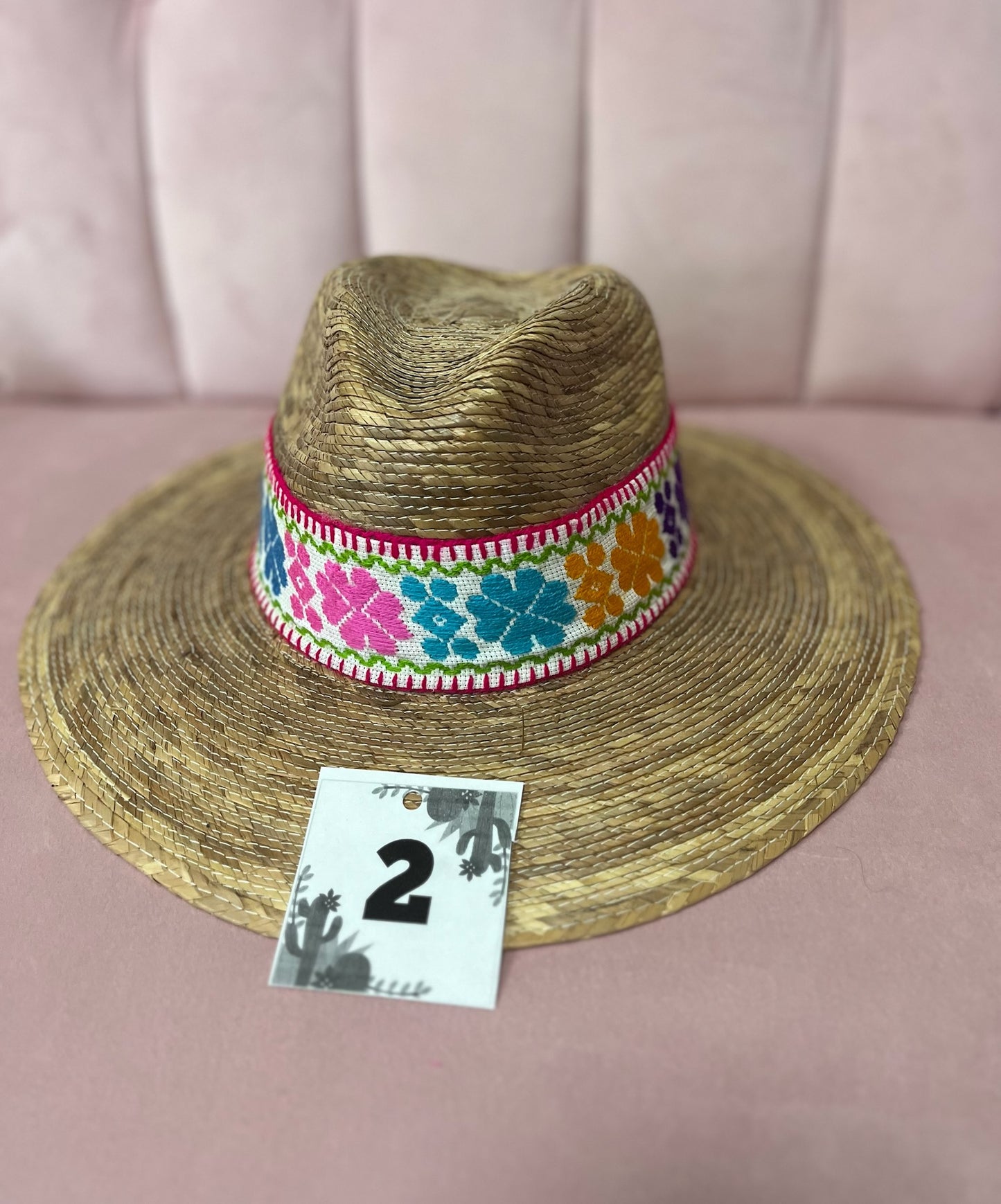 Palm Leaf Banded Hats (Multiple Styles)
