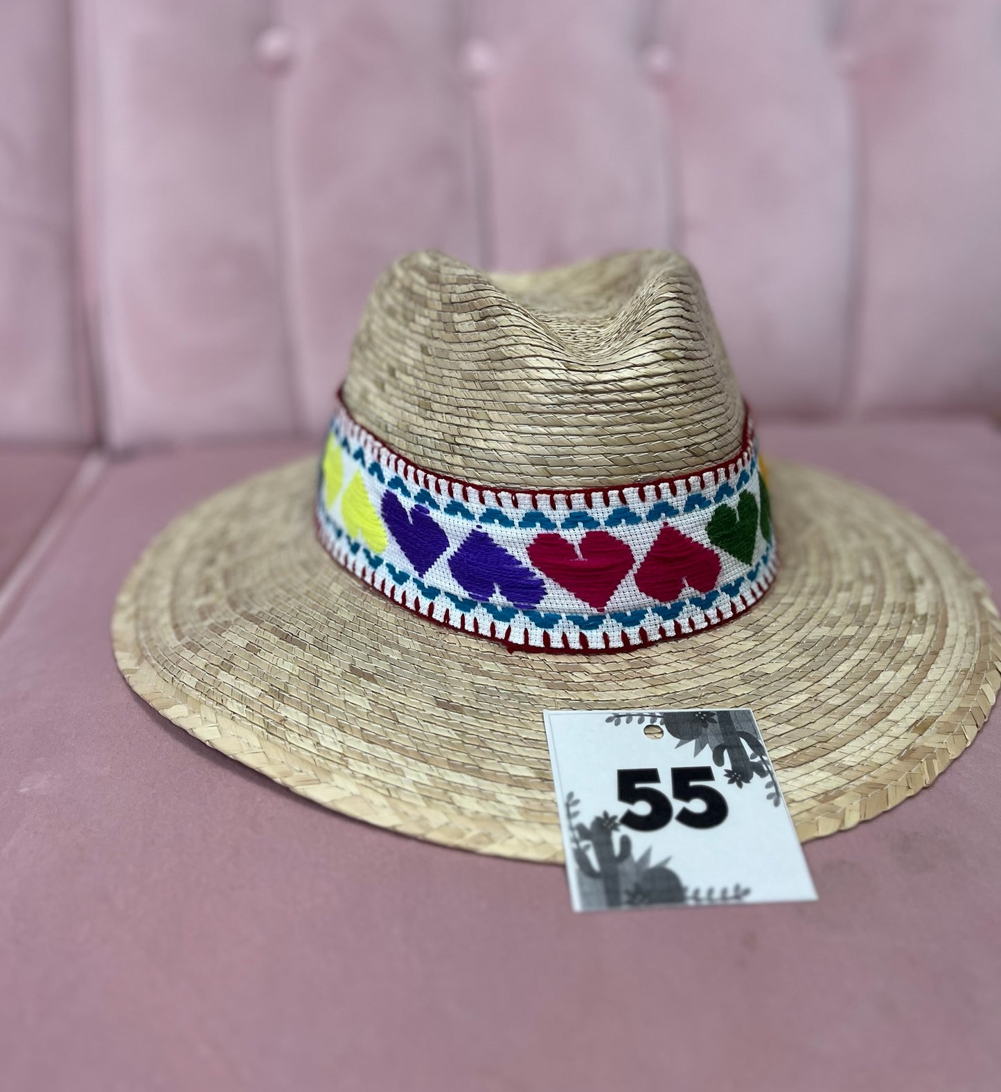 Palm Leaf Banded Hats (Multiple Styles)
