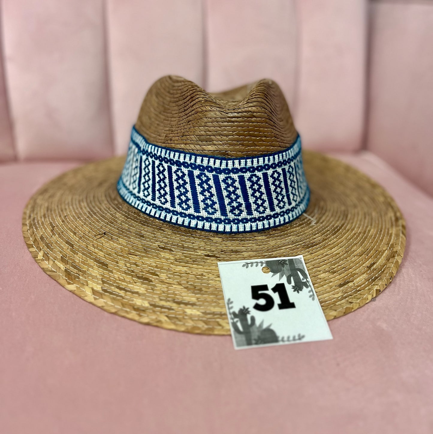 Palm Leaf Banded Hats (Multiple Styles)