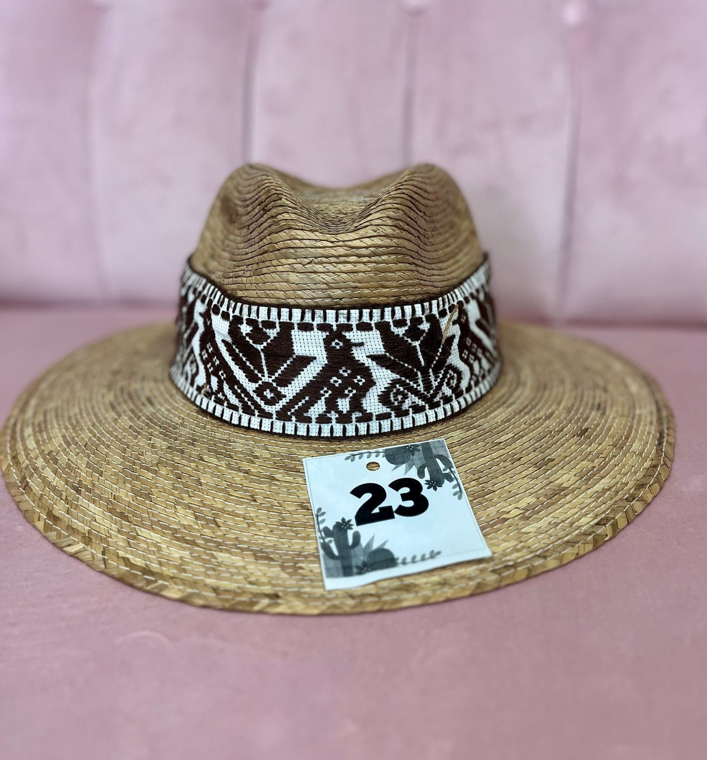 Palm Leaf Banded Hats (Multiple Styles)