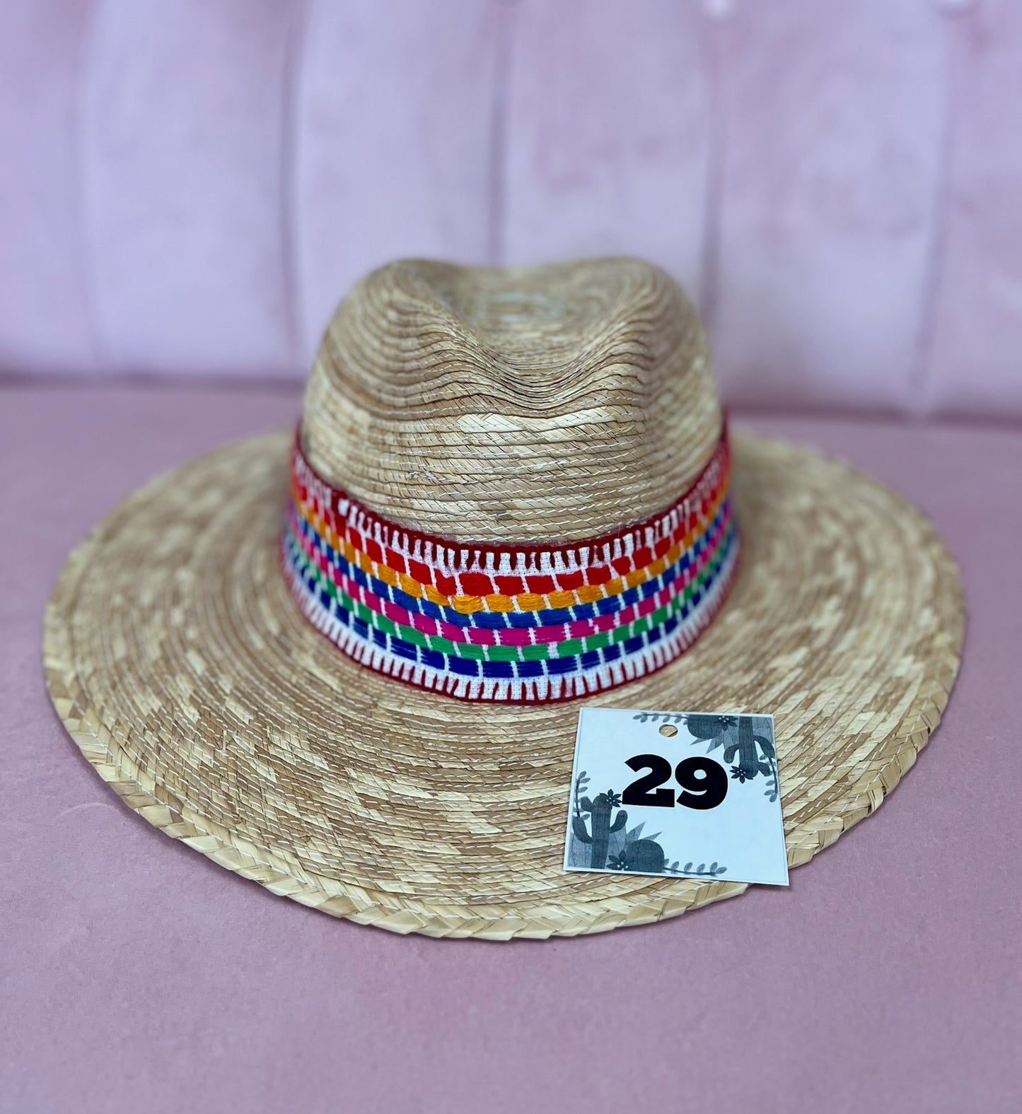 Palm Leaf Banded Hats (Multiple Styles)