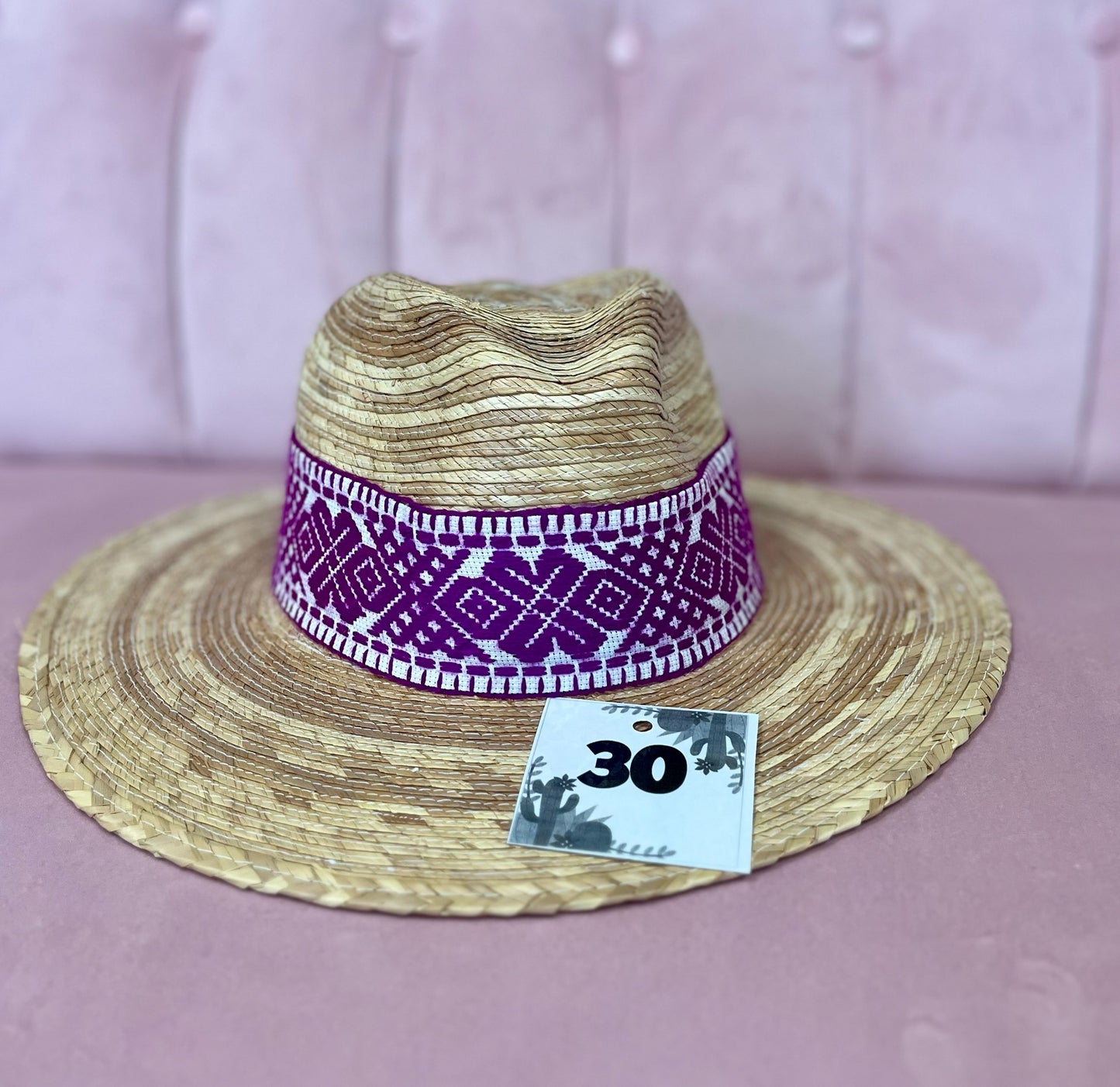 Palm Leaf Banded Hats (Multiple Styles)