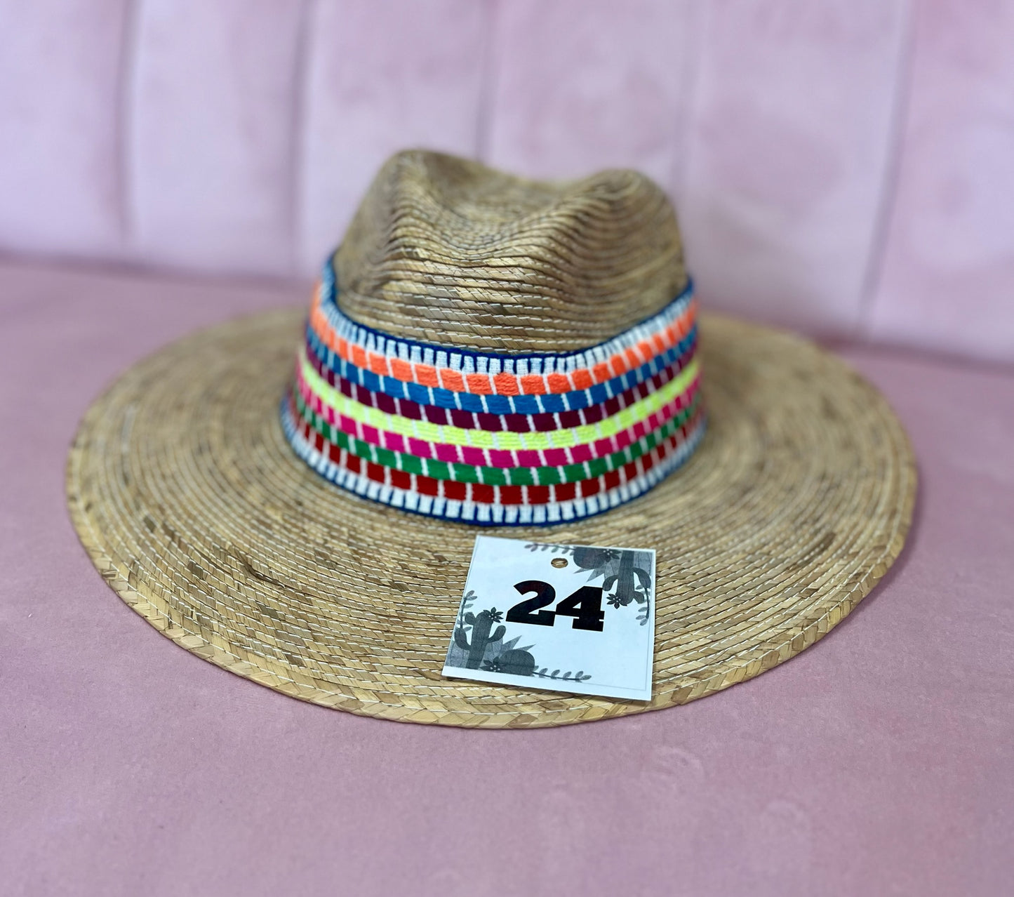 Palm Leaf Banded Hats (Multiple Styles)