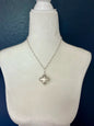 Vintage Puffy Clover Necklace