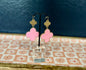 Double Drop Down Clover Earrings (3 colors)