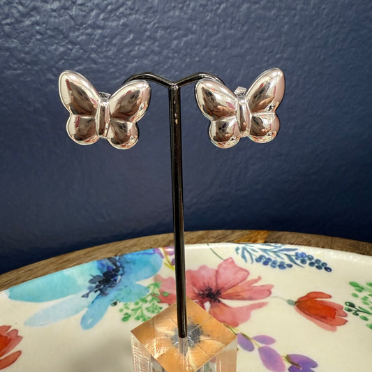 Stainless Steel Butterfly Studs (Gold and Silver)